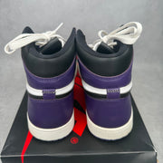 Jordan 1 Retro High Court Purple White pre-owned size 11