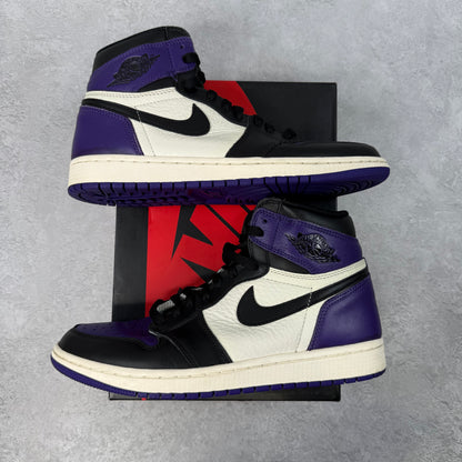 Jordan 1 Retro High Court Purple *pre-owned* SIZE 9.5