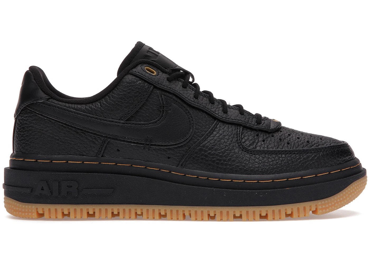 Nike Air Force 1 Low Luxe Black Gum - Kicks Collective PA - Nike - DB4109 - 001 - Men's Shoes - 11.5M/13W - Brand New
