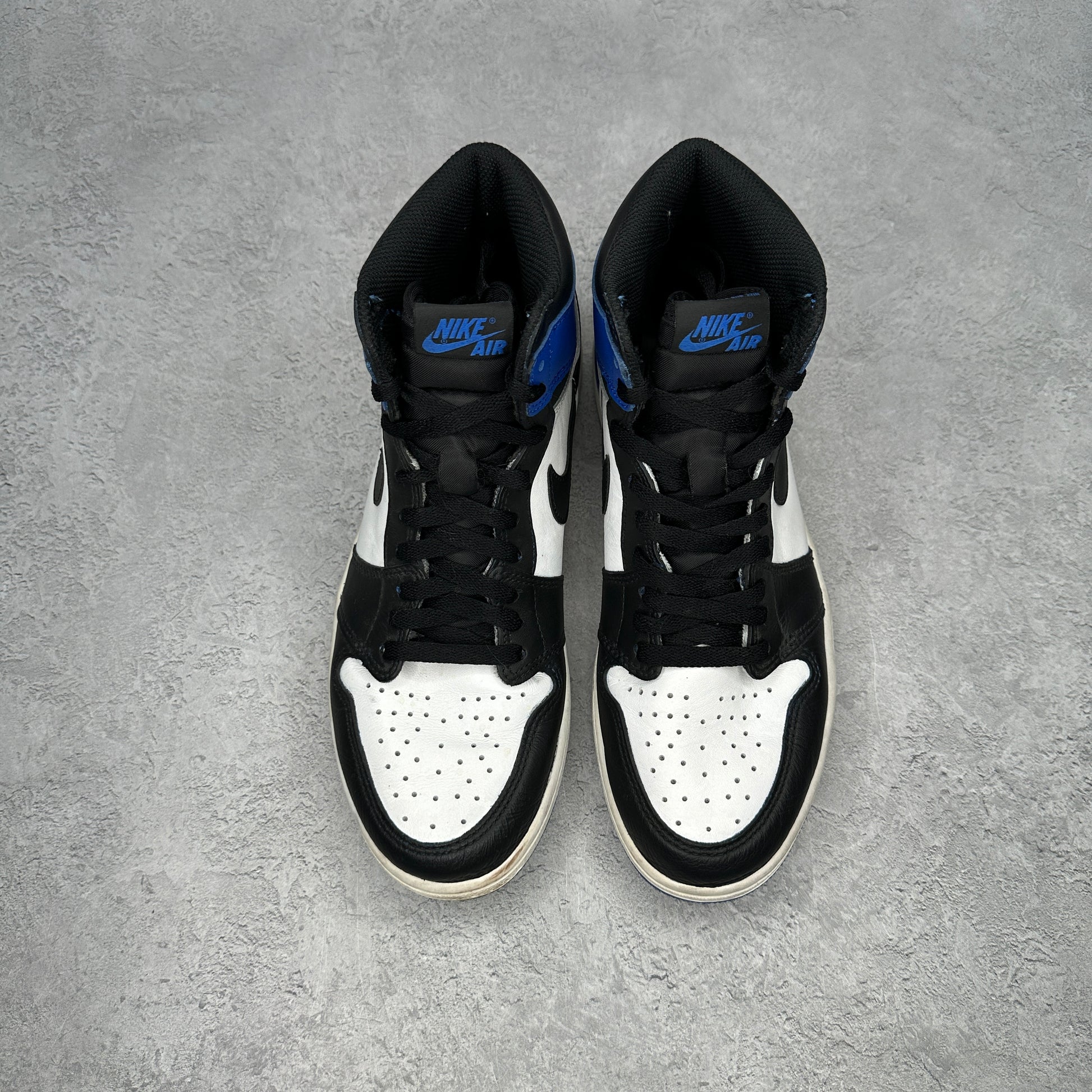 Jordan 1 Retro High Game Royal (FRAGMENT CUSTOM) *pre-owned* SIZE 9