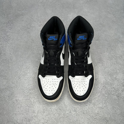 Jordan 1 Retro High Game Royal (FRAGMENT CUSTOM) *pre-owned* SIZE 9