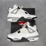 Jordan 4 Retro White Cement (2025) *pre-owned* SIZE 9.5