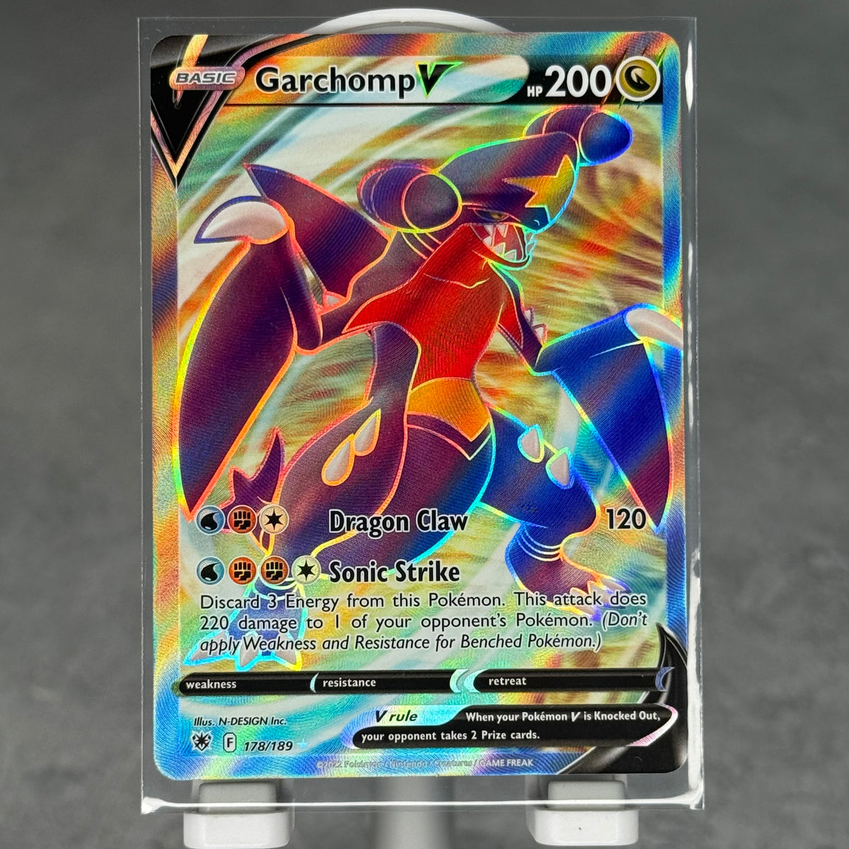 Garchomp V 178/189 (Full Art) - SWSH10: Astral Radiance (SWSH10)