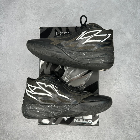 Puma LaMelo Ball MB.02 Black White (GS) *pre - owned* SIZE 5.5Y - Kicks Collective PA - Puma - 379425 - 01 - Men's Shoes - 5.5M/7W - Pre - Owned