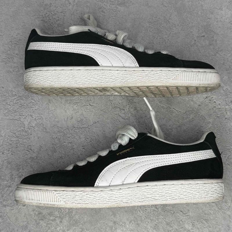 Puma Suede Classic XXI Black White - Kicks Collective PA - Puma - U5LXR2YYI - Kid's Shoes - 7M/8.5W - Pre - Owned - No Box