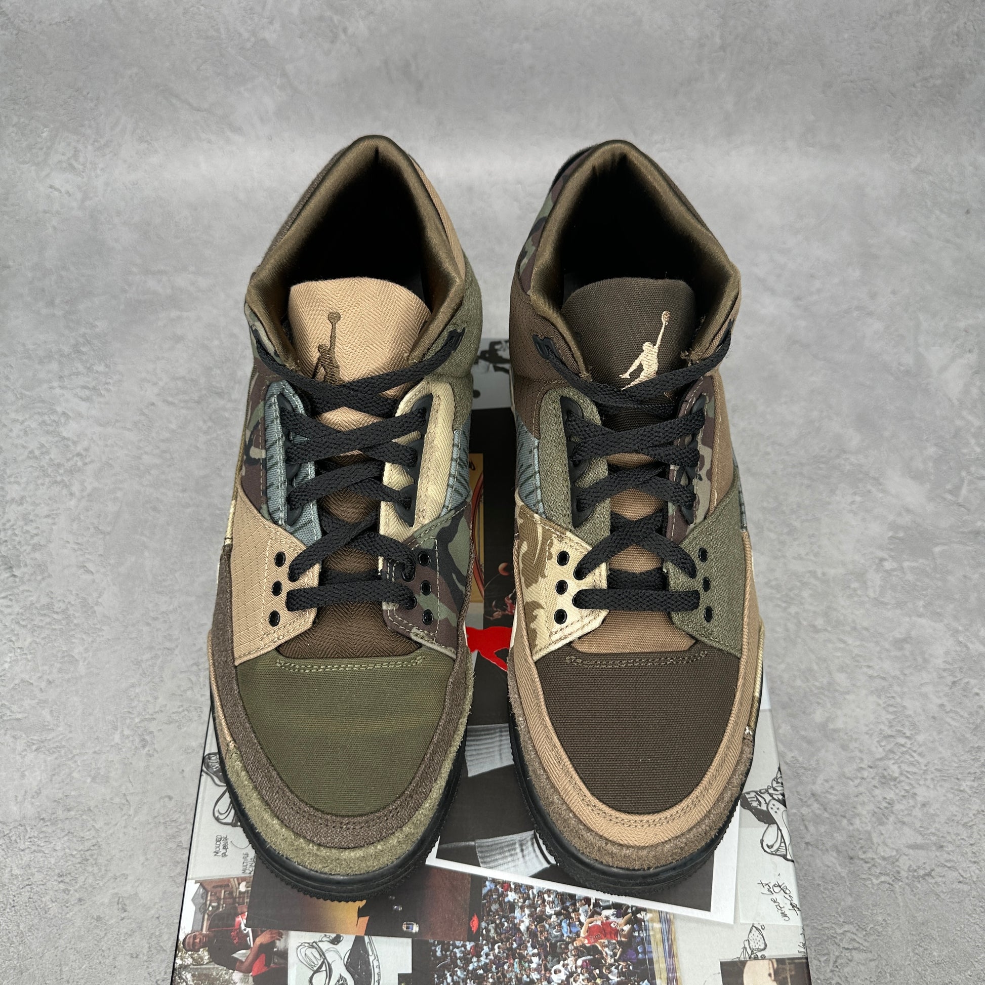 Jordan 3 Retro Patchwork Camo *pre-owned* SIZE 10