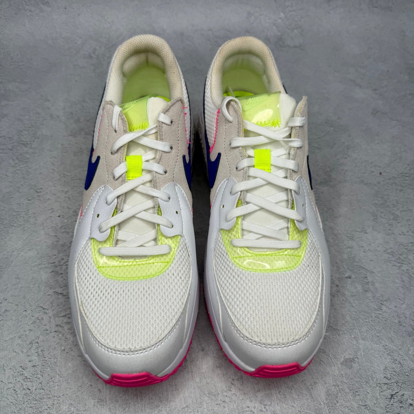 Nike Air Max Excee White Indigo Burst Volt Bright Crimson *pre - owned* SIZE 10W - Kicks Collective PA - Nike - DD2955-100 - Men's Shoes - 10W - Pre - Owned - No Box