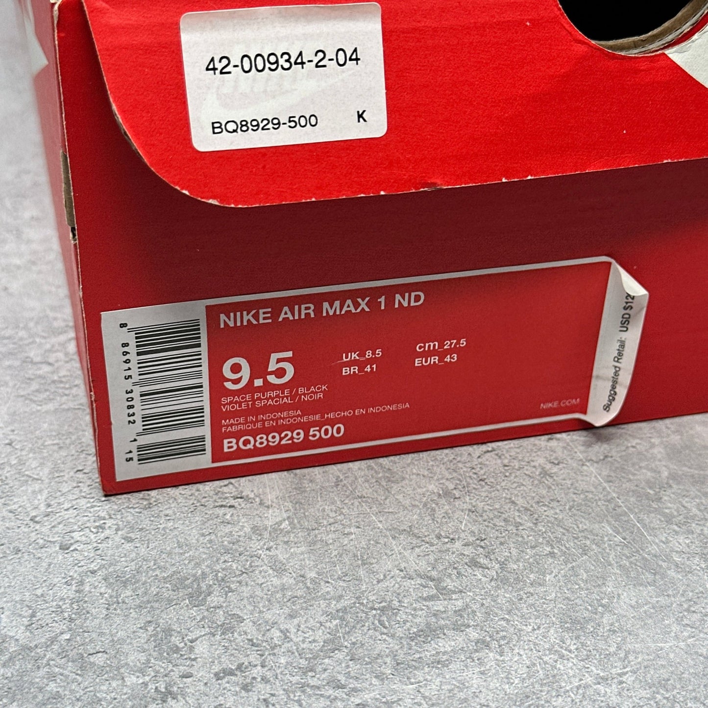 Nike Air Max 1 Have a Nike Day *pre - owned* SIZE 9.5 - Kicks Collective PA - Nike - BQ8929-500 - Men's Shoes - 9.5M/11W - Pre - Owned