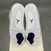 Jordan 4 Retro Metallic Purple *yellowing*