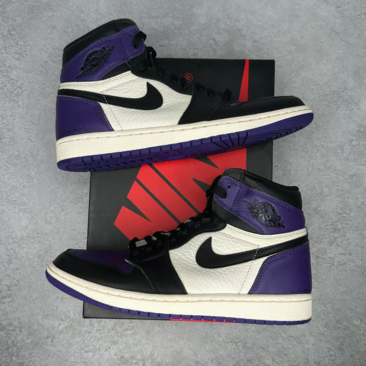 Jordan 1 Retro High Court Purple *pre-owned* SIZE 9.5