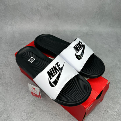 Nike Victori One Slide White Black