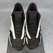 Jordan 14 Retro Black Toe (2014) *pre - owned* SIZE 8.5 - Kicks Collective PA - Jordan - 487471-102 - Men's Shoes - 8.5M/10W - Pre - Owned