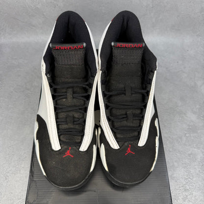 Jordan 14 Retro Black Toe (2014) *pre - owned* SIZE 8.5 - Kicks Collective PA - Jordan - 487471-102 - Men's Shoes - 8.5M/10W - Pre - Owned