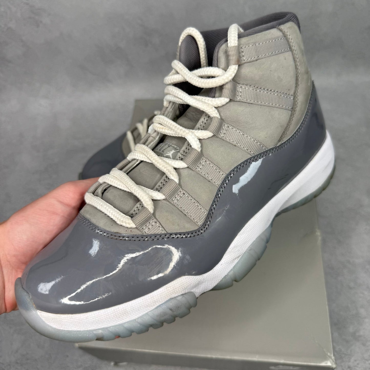 Jordan 11 Retro Cool Grey (2021) *pre - owned* SIZE 8.5 - Kicks Collective PA - Jordan - CT8012 - 005 - Men's Shoes - 8.5M/10W - Pre - Owned