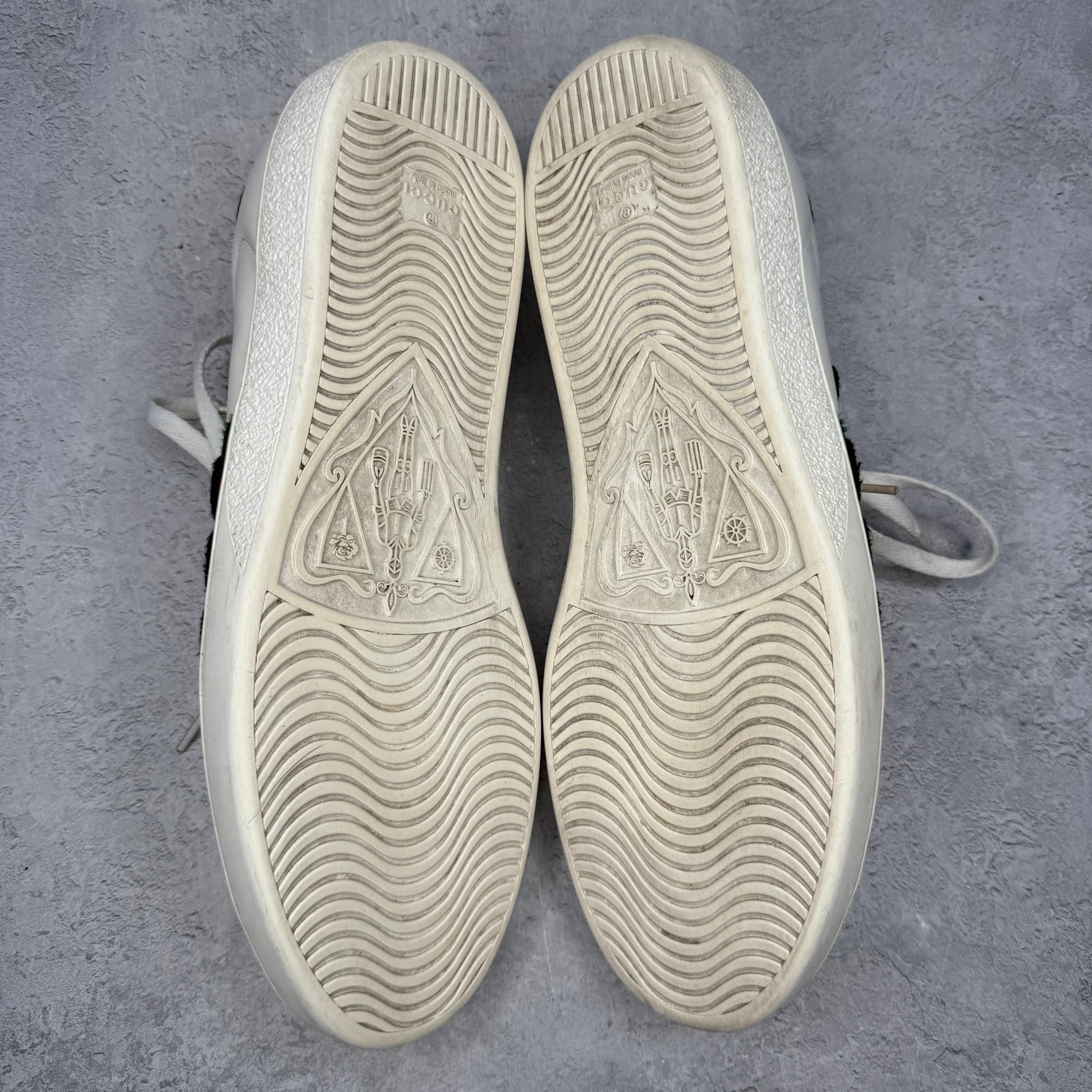 Gucci Ace Embroidered Snake *pre - owned* SIZE 13 - Kicks Collective PA - Gucci - 456230 A38G0 9064/456230 02JP0 9064 - Men's Shoes - 13M/14.5W - Pre - Owned - No Box