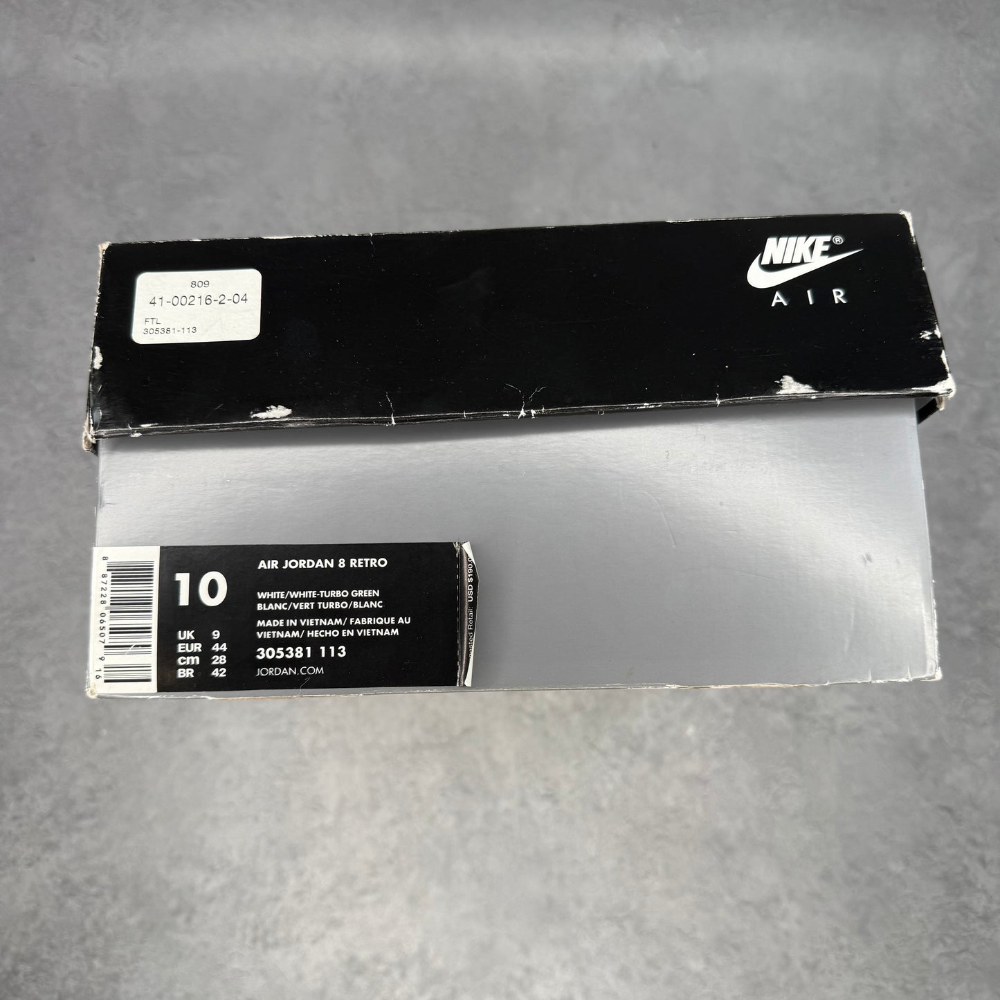 Jordan 8 Retro South Beach *pre-owned* SIZE 10