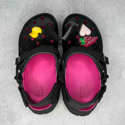 Crocs Duet Max 2 Clog Post Malone Black *pre-owned* SIZE 5