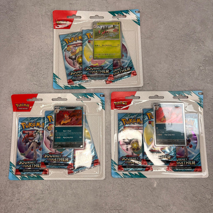 Pokémon Scarlet Violet Journey Together 3 Pack Blister - Kicks Collective PA - Pokemon - POKÉMON - Accessories - OS - Brand New