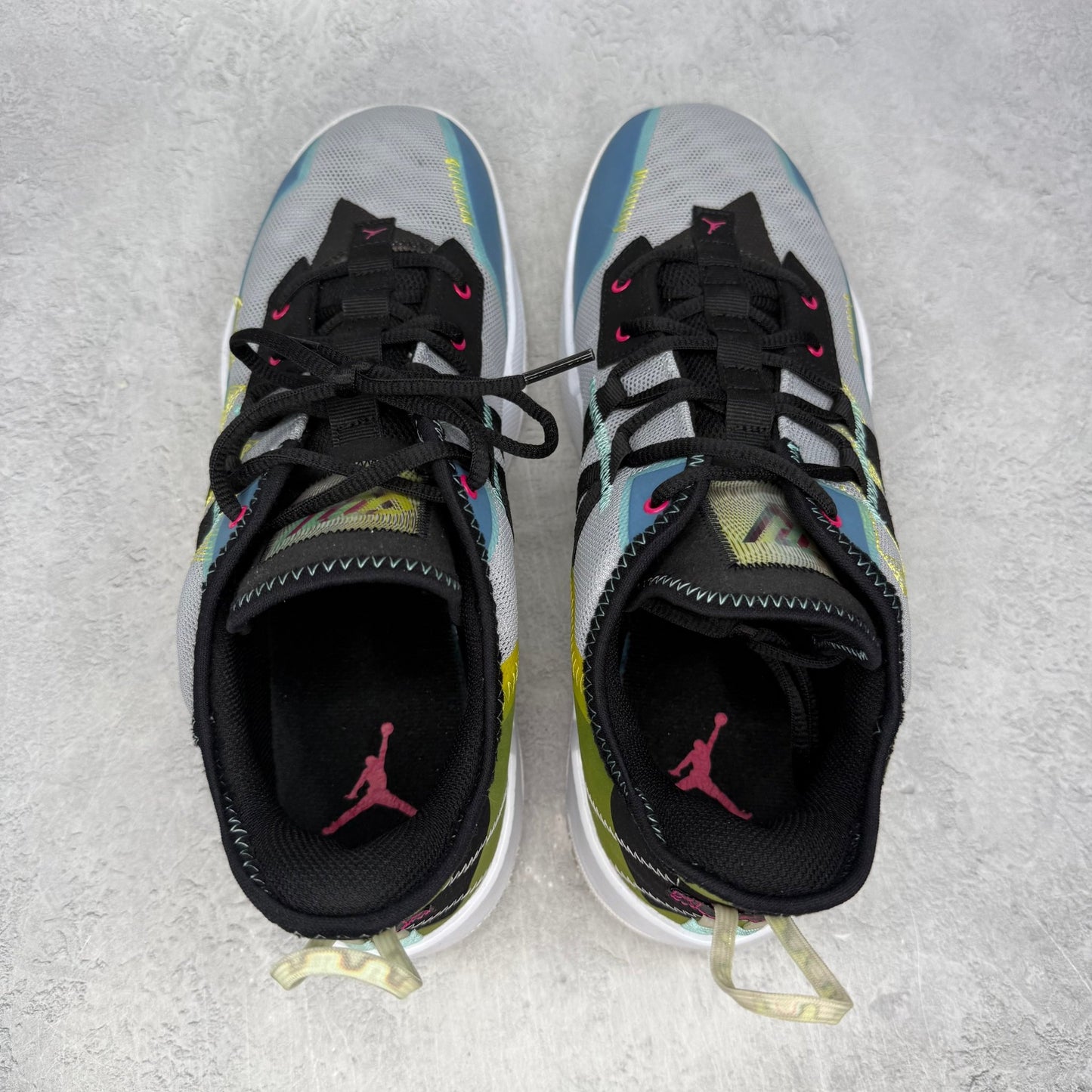 Jordan One Take 2 Wolf Grey Aurora Green *pre - owned* SIZE 12 - Kicks Collective PA - Jordan - CW2457-003 - Men's Shoes - 12M/13.5W - Pre - Owned - No Box
