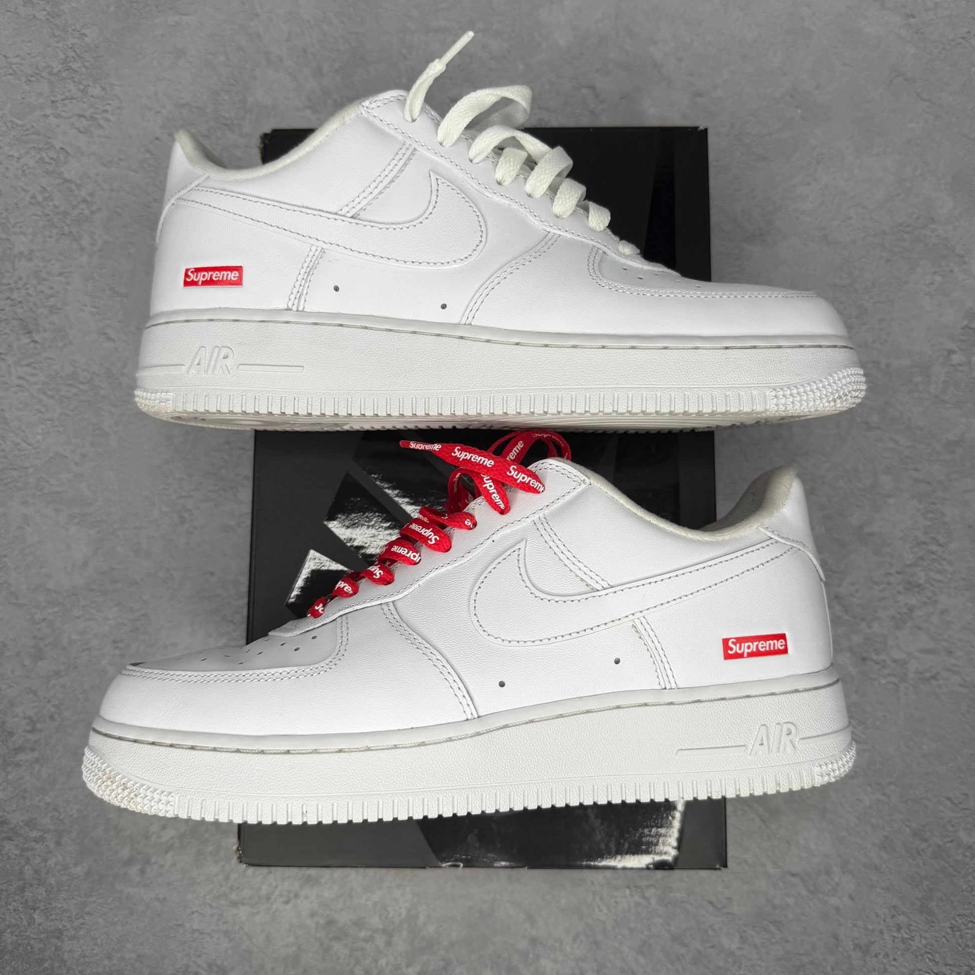 Nike Air Force 1 Low Supreme White *pre - owned* SIZE 8.5 - Kicks Collective PA - Nike - CU9225 - 100 - Men's Shoes - 8.5M/10W - Pre - Owned
