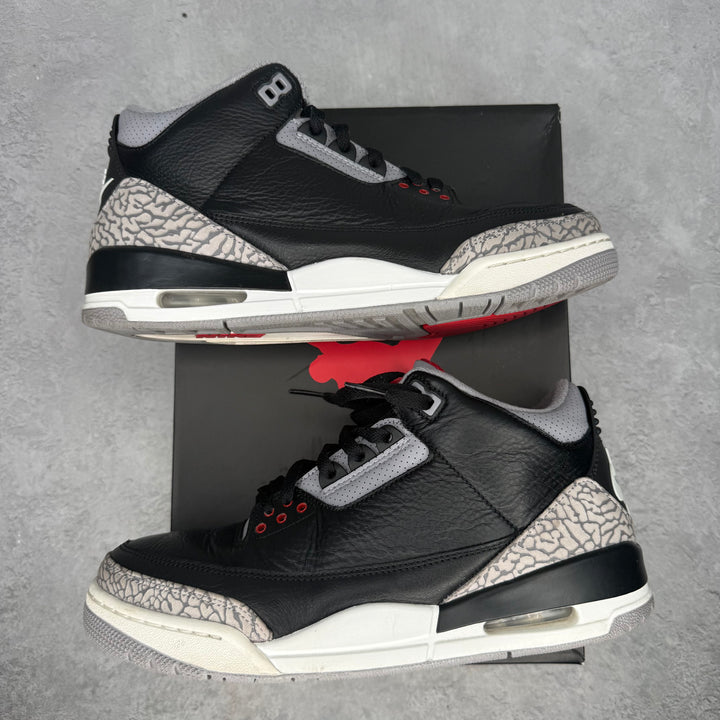 Jordan 3 Retro OG Black Cement (2024) *pre-owned* SIZE 10
