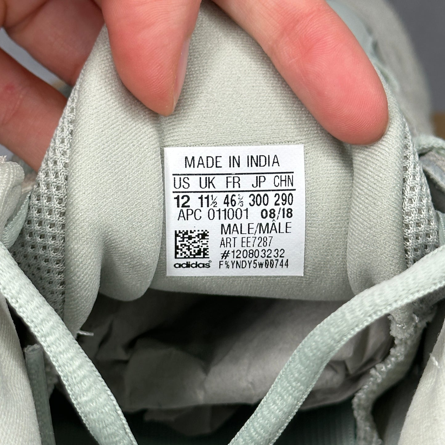 adidas Yeezy 500 Salt VNDS *pre-owned* SIZE 12