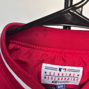 Vintage Philadelphia Phillies V Neck Pullover Windbreaker Jacket *pre-owned* SIZE M - Kicks Collective PA - eagles - eagles - Apparel - M - Pre-Owned - No Box