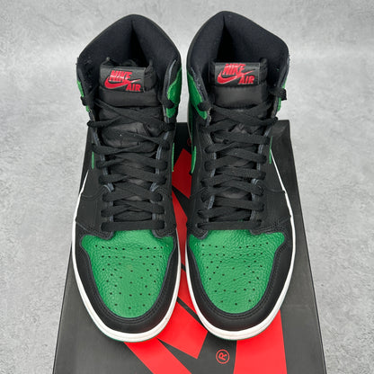 Jordan 1 Retro High Pine Green Black *pre-owned* SIZE 10