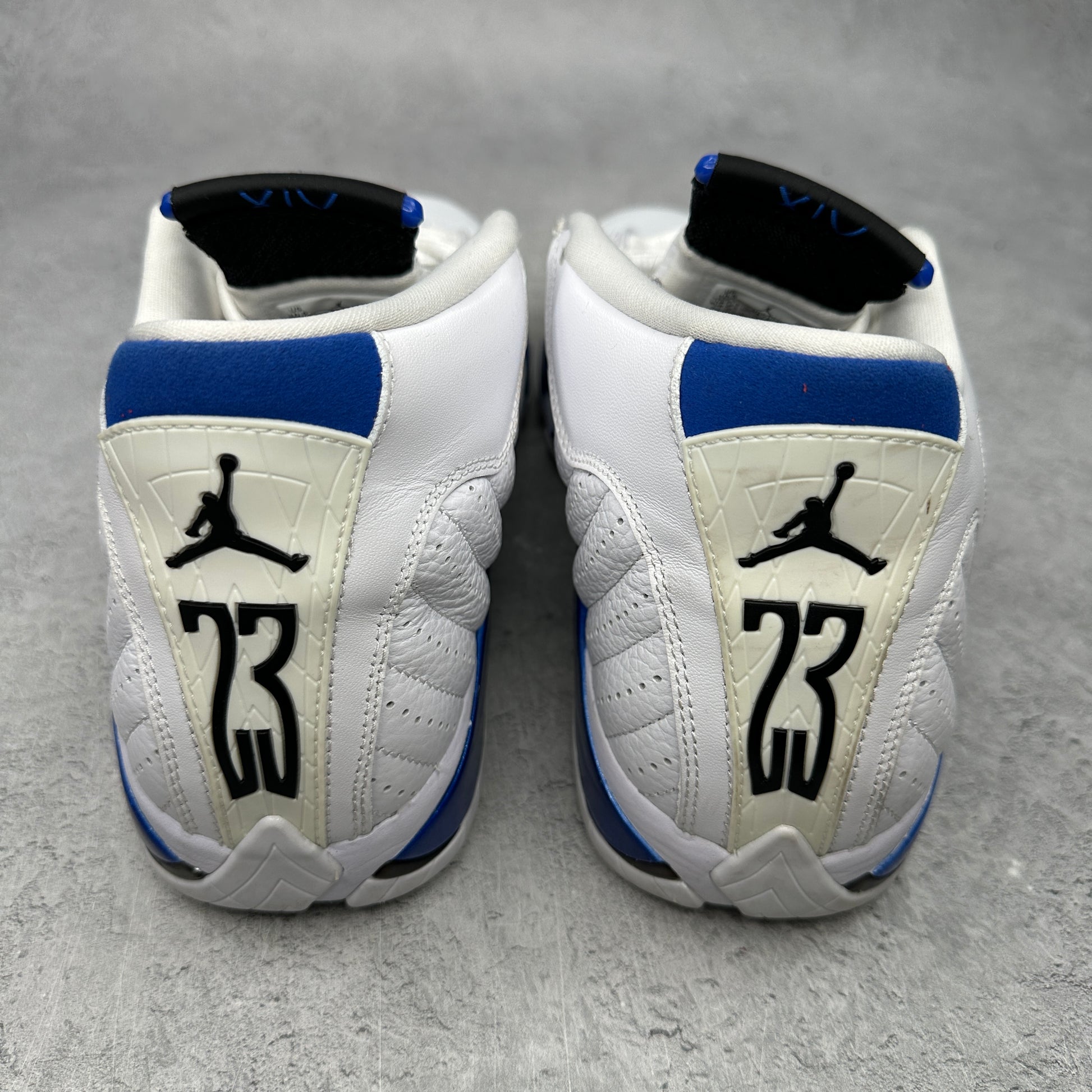 Jordan 14 Retro White Hyper Royal *pre-owned* SIZE 10.5