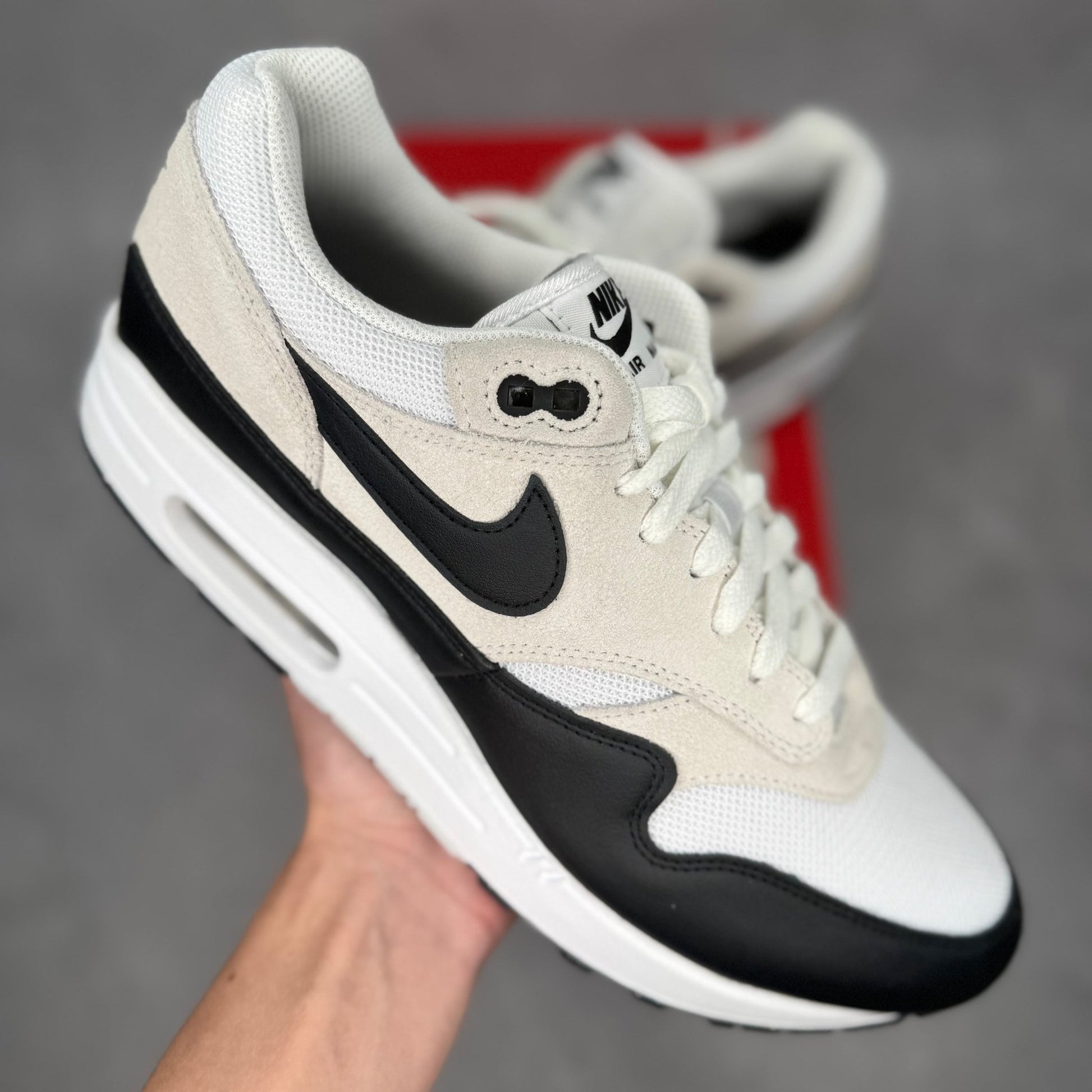 Nike Air Max 1 White Black - Kicks Collective PA - Nike - FD9082 - 107 - Men's Shoes - 11M/12.5W - Brand New