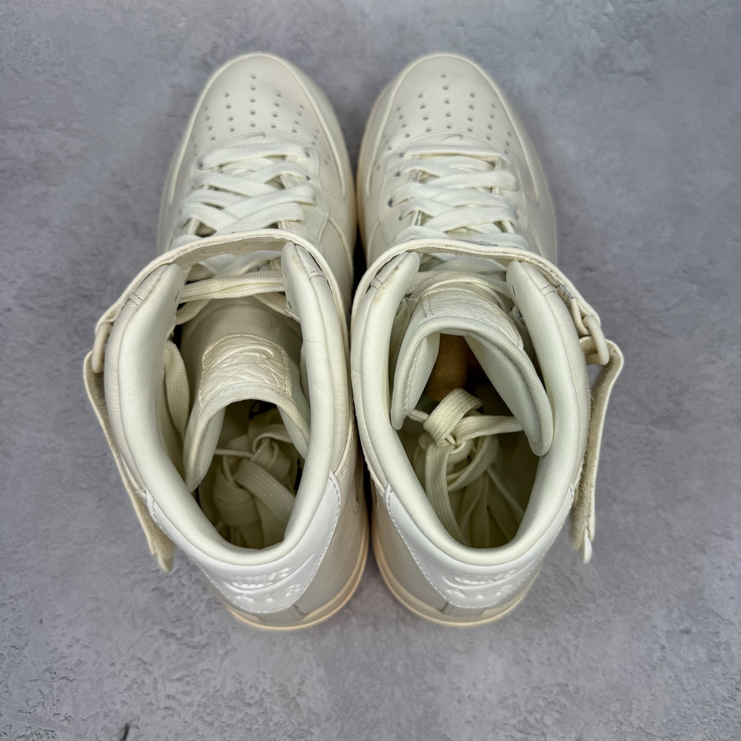 Nike Air Force 1 Retro Prm Sail/Sail - Sail *pre - owned* SIZE 10.5 - Kicks Collective PA - Nike - 941913 - 100 - Men's Shoes - 10.5M/12W - Pre - Owned