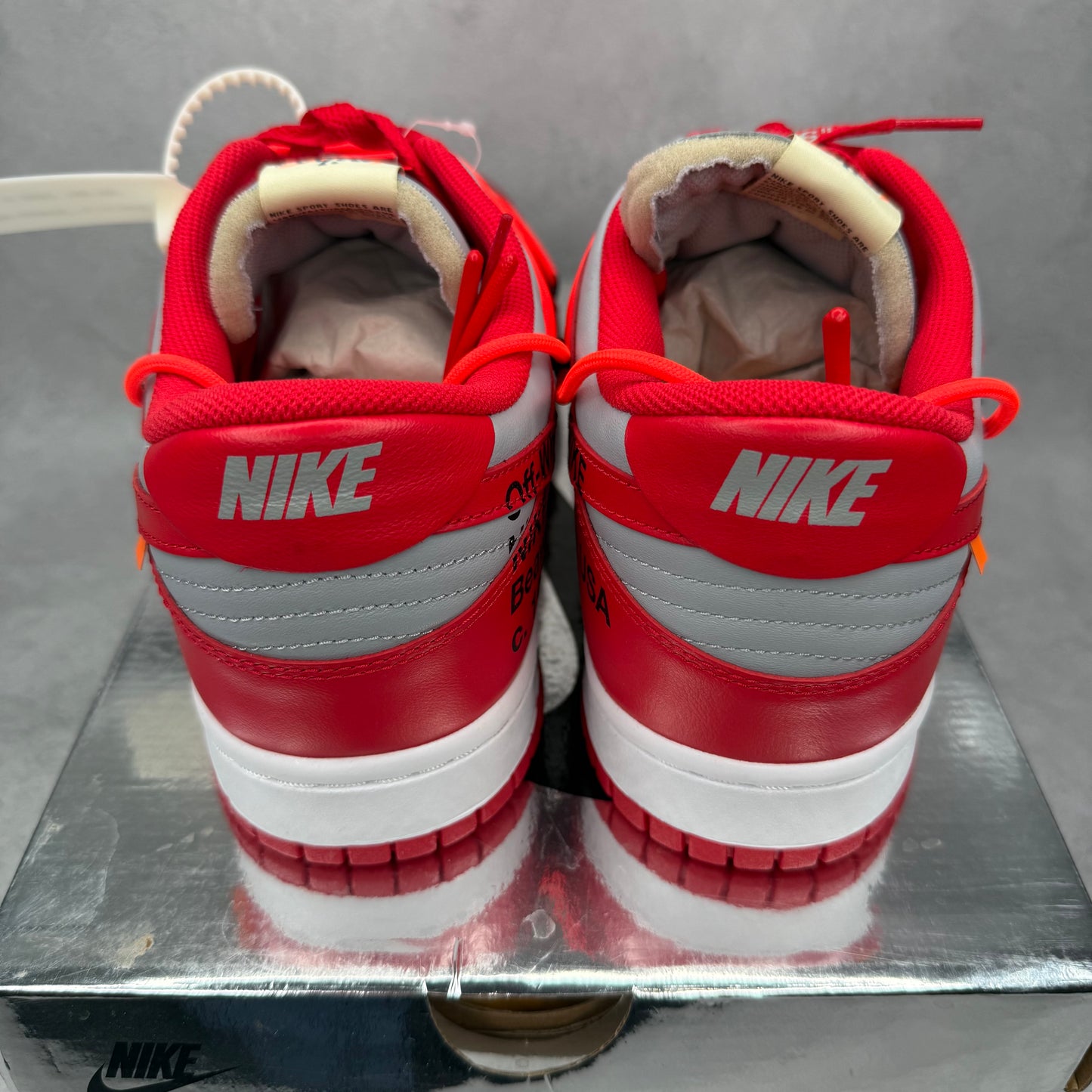 Nike Dunk Low Off-White University Red
