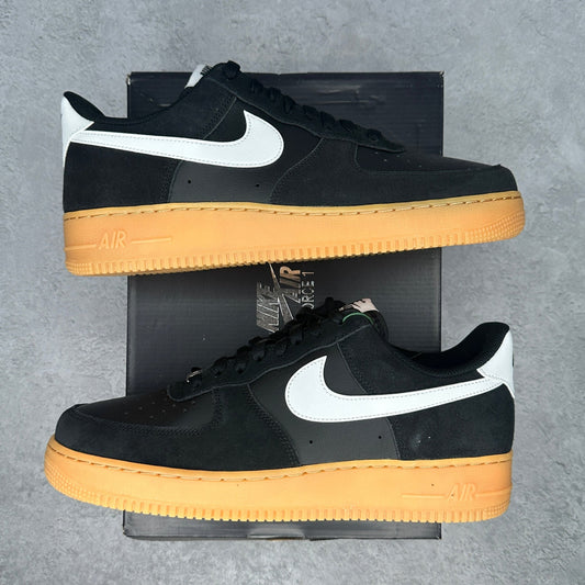 Nike Air Force 1 Low '07 LV8 Black Summit White Gum - Kicks Collective PA - Nike - FQ8714 - 004 - Men's Shoes - 10.5M/12W - Brand New