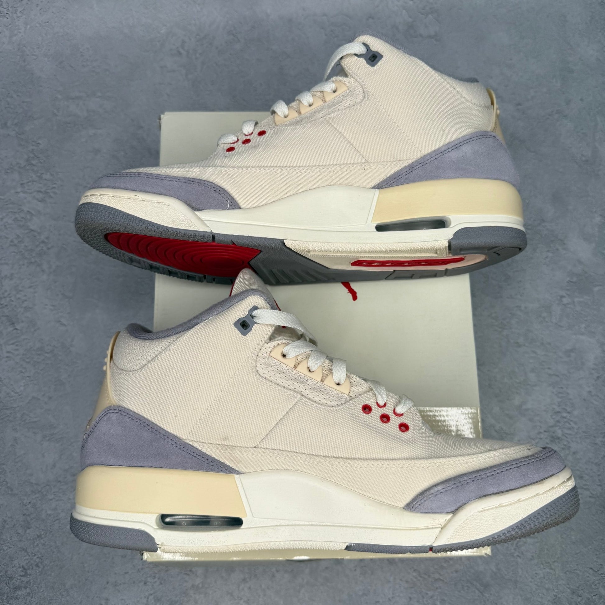 Jordan 3 Retro Muslin *pre - owned* SIZE 10 - Kicks Collective PA - Jordan - DH7139-100 - Men's Shoes - 10M/11.5W - Pre - Owned