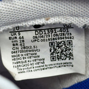 Nike Dunk Low Racer Blue White *pre-owned* SIZE 10