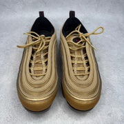 Nike Air VaporMax 97 Metallic Gold *pre - owned* SIZE 9.5 - Kicks Collective PA - Nike - AJ7291-700 - Men's Shoes - 9.5M/11W - Pre - Owned - No Box