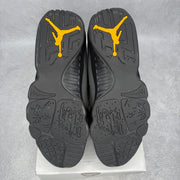 Jordan 9 Retro Dark Charcoal University Gold *pre-owned* SIZE 11.5