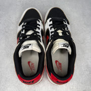 Nike Dunk Low Retro White Black University Red *pre-owned* SIZE 10