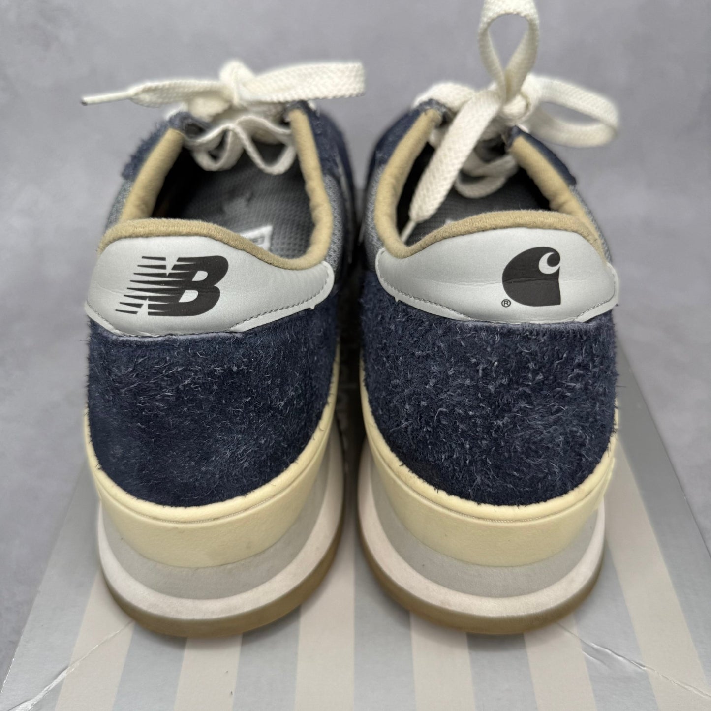 New Balance 990v1 Carhartt WIP MiUSA Dark Navy *pre - owned* SIZE 11 - Kicks Collective PA - New Balance - M990CH1 - Men's Shoes - 11M/12.5W - Pre - Owned