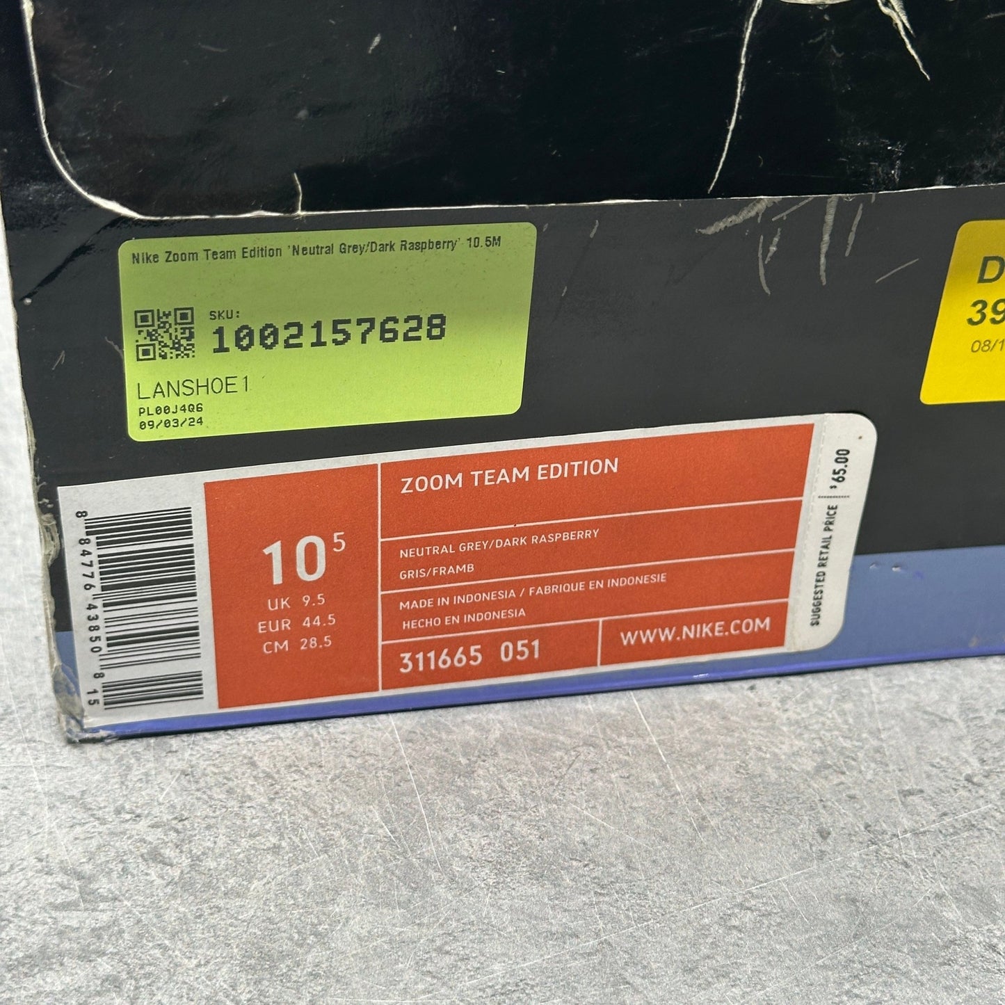 Nike Zoom Team Edition PRod Purple - Kicks Collective PA - Nike - 311665-051 - Men's Shoes - 10.5M/12W - Brand New