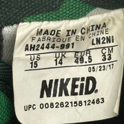 Nike Air Force 1 Low Green Sparta NIKE ID *pre-owned* SIZE 15