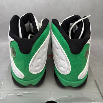 Jordan 13 Retro White Lucky Green *pre - owned* SIZE 10 - Kicks Collective PA - Jordan - DB6537-113/414571-113 - Men's Shoes - 10M/11.5W - Pre - Owned