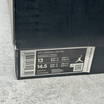 Jordan 4 Retro Black Cat (2020) *pre-owned* SIZE 13