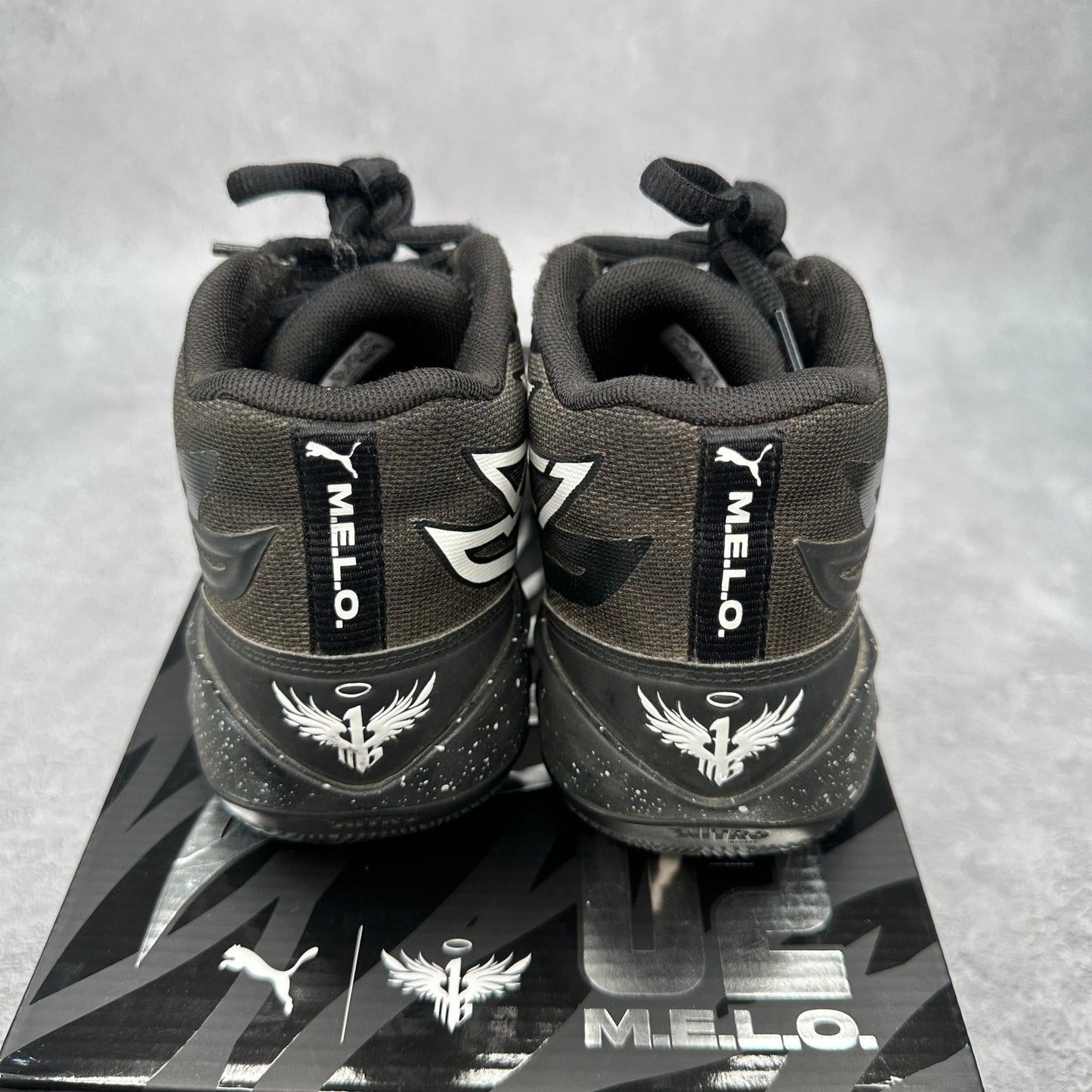 Puma LaMelo Ball MB.02 Black White (GS) *pre - owned* SIZE 5.5Y - Kicks Collective PA - Puma - 379425 - 01 - Men's Shoes - 5.5M/7W - Pre - Owned