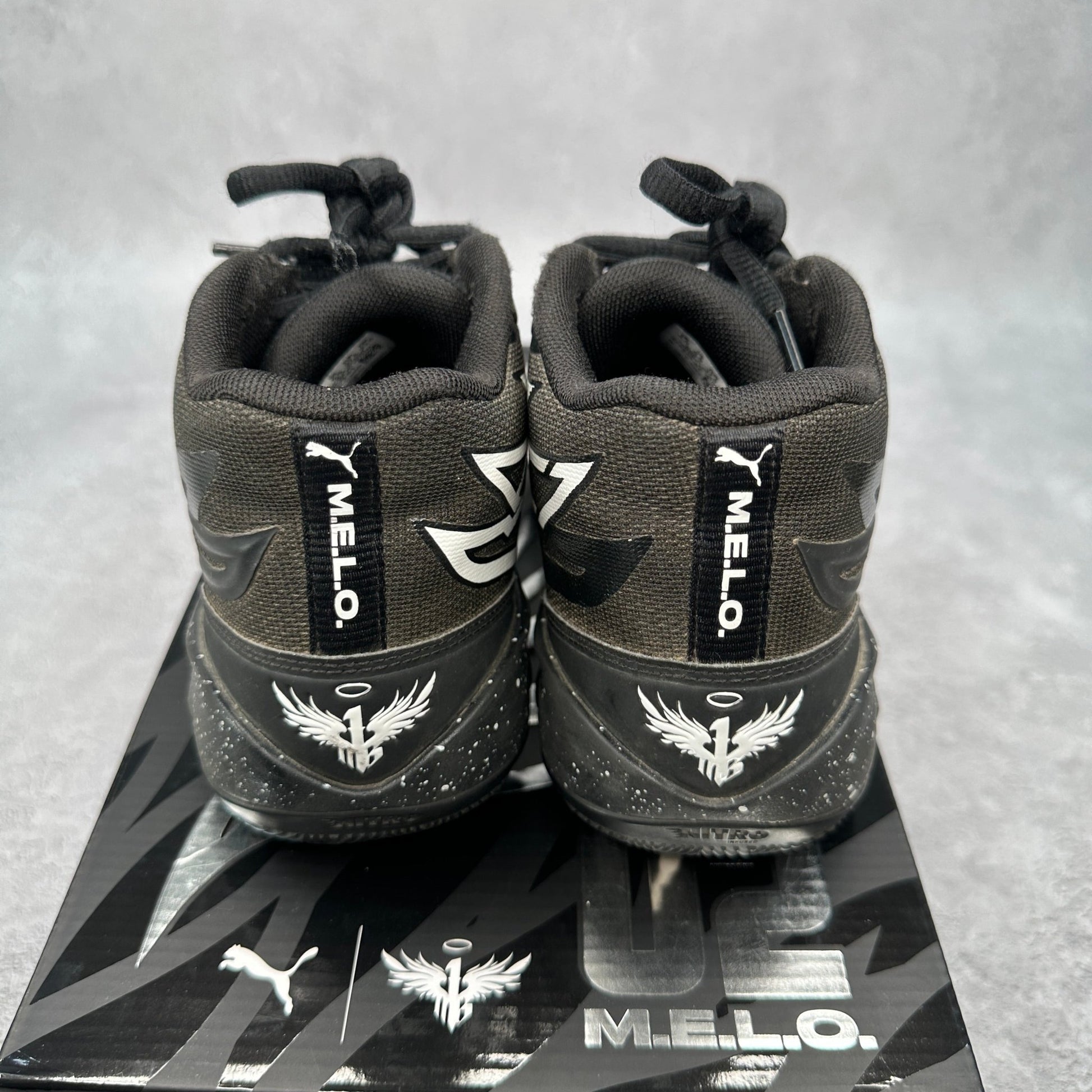 Puma LaMelo Ball MB.02 Black White (GS) *pre - owned* SIZE 5.5Y - Kicks Collective PA - Puma - 379425 - 01 - Men's Shoes - 5.5M/7W - Pre - Owned