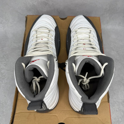 Jordan 12 Retro White Dark Grey *pre - owned* SIZE 11 - Kicks Collective PA - Jordan - 130690-160 - Men's Shoes - 11M/12.5W - Pre - Owned