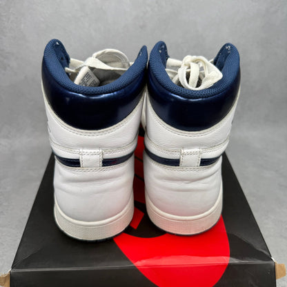 Jordan 1 High Metallic Navy 2016 *pre - owned* SIZE 11 - Kicks Collective PA - Jordan - 555088-106 - Men's Shoes - 11M/12.5W - Pre - Owned