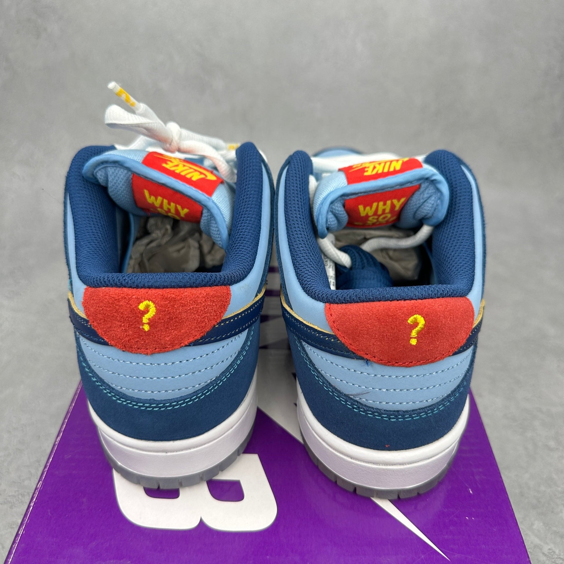 Nike SB Dunk Low Pro Why So Sad? - Kicks Collective PA - Nike - DX5549 - 400 - Men's Shoes - 8M/9.5W - Brand New