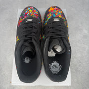 Nike Air Force 1 Low '07 Black Paint Splatter customs