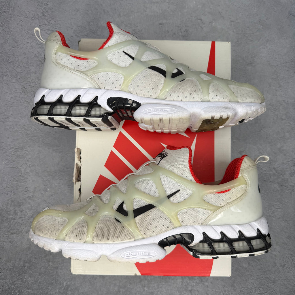 Nike Air Kukini Spiridon Cage 2 Stussy White *pre-owned* SIZE 12